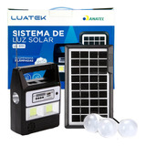 Sistema De Luz Solar Com Rádio 3 Lâmpadas