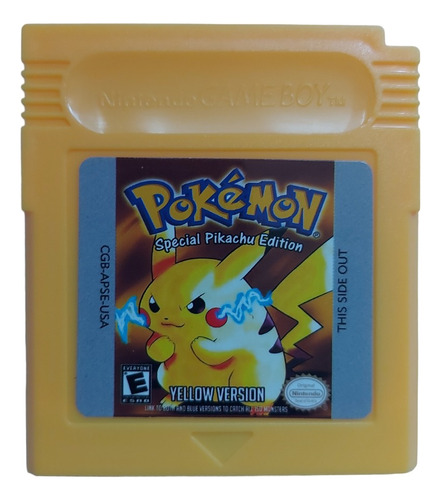 Jogo Pokémon Yellow Gameboy Color - Cartucho Novo