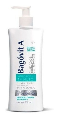 Emulsión Corporal Bagovit A Efecto Seda X 350 Ml