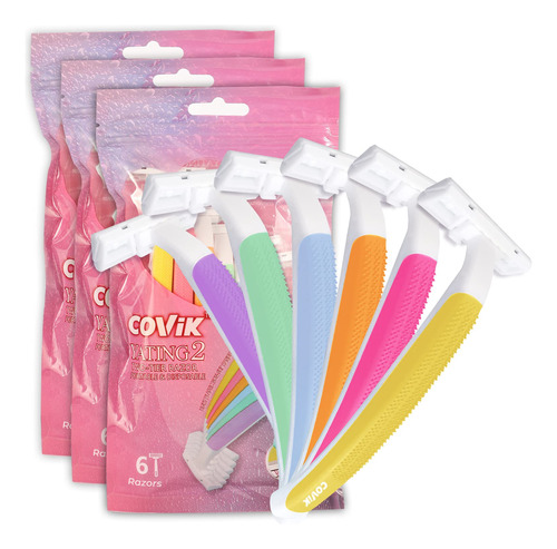 Covik Maquinillas De Afeitar Desechables Para Mujer, Maquini