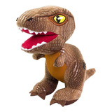 Peluche Core Rex Jurassic World, Juguete Divertido, Suave Color Rojo