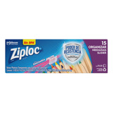 Ziploc Bolsa Plástica Reutilizable Para Guardar Y Organizar Con Slider 15piezas