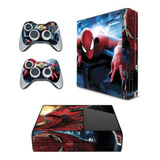 Skin Personalizado Para Xbox 360 E  Super Héroe Araña (0082)