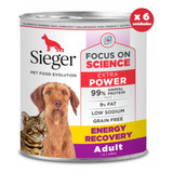 Alimento Sieger Recovery Perros & Gatos Lata 340g X 6 Unidad