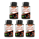 Óleo De Copaíba 500mg 100 Cápsulas - 5 Frascos Denature