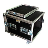 Road Case Rack 8u Prof. Util 55cm Com Rodas