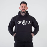 Moletom Blusa Frio Esportiva Olympia Básico Treino Academia