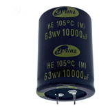 (2x) Capacitor Eletrolítico Snap-in 10000uf 63v 35x55mm