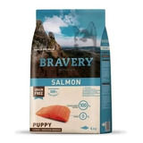 Alimento Bravery Salmón Puppy Large/medium Breeds 4 Kg