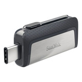 Unidade Flash De Unidade Dupla Sandisk 32gb 3.1 Usb Tipo C Y Tipo A