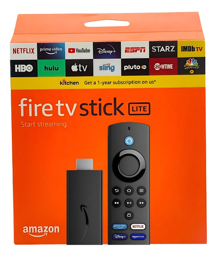 Fire Tv Stick Lite-transforma Tv Em Smart C/ Alexa Voz 4k Hd