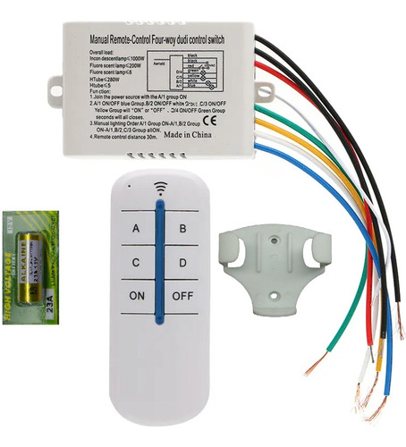 Controle Remoto Interruptor S/ Fio P/ Iluminação Residencial