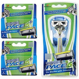 Dorco Pace 6 Sistema De Afeitar Seis Hoja Plus- Con Trimmer 