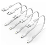 5 Cables De Carga Corto Usb Lightning 15 Cms Uliftus