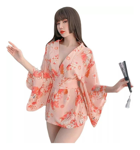 Bañador Tipo Kimono Tradicional Japonés Para Mujer