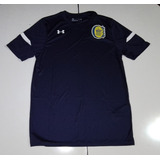 Remera Rosario Central Under Armour Azul Poliéster Talle S