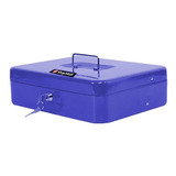 Caja De Dinero Fuerte Seguridad Cash Box Metálica 20 Cm 