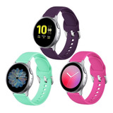 3 Mallas P/ Samsung Watch Active 1 Y 2 (3 41mm) Large Tj1