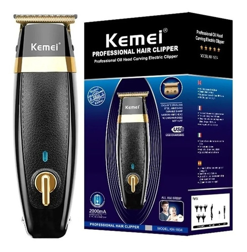 Patillera Kemei Detailer Profesional Km-1834 Barber Premium 