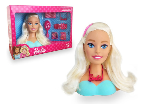 Busto Da Barbie Styling Head Core - Pupee Mattel