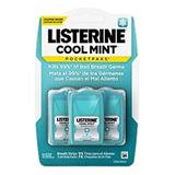 Listerine Cool Mint Pocketpaks 3 Unidades/72tiras