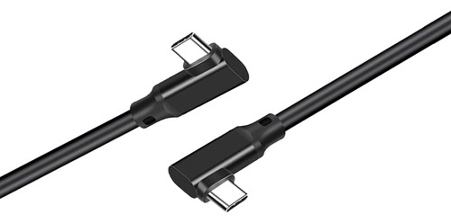 Cable Usb C A Usb C Corto De 90 Grados De 0.7 Pies, Cable Us