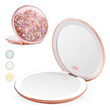 B Beauty Planet Espejo De Aumento 25x Con Luz, Espejo Compac