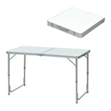 Mesa De Camping Plegable Y Convertible Con Altura Regulable