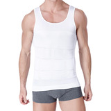 2 Piezas Playeras Con Faja Para Hombre Blanco Negro Tank Top