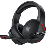 Auriculares Gamer Inalámbricos Binnune Bw01 Negro Y Rojo