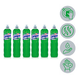 Kit 6 Detergente Liquido Limão Limpol Bombril 500ml