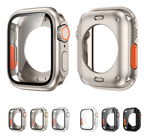 Case Mica Para Apple Watch Series 8 7 6 5 4 360° Protector