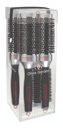 Set Cepillos Termicos Pro Thermal X 4  Olivia Garden Uk