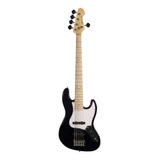 Contra Baixo Michael 5c Bmj500 Preto Jazz Bass