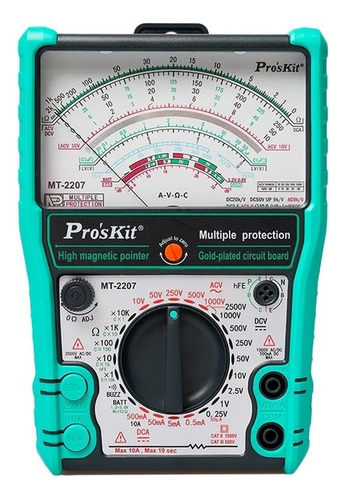 Multimetro Analogico Magnético De Alta Precisión Proskit