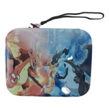 Porta 400 Cards Pokémon Charizard X E Y Estojo Case Protetor