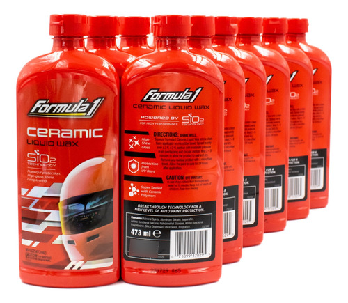 12pz Cera Liquida Ceramica Formula 1 Máx Proteccion Automovi