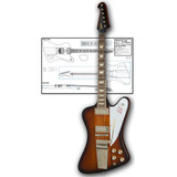 Plano Para Luthier Gibson Firebird (a Escala Real)(neckthru)