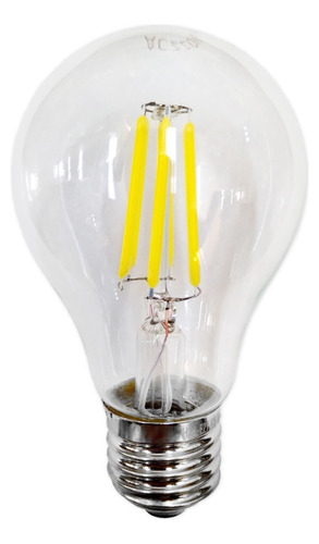 10 Lámparas Haloled Filamento Vintage  E27 6w Fría