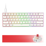 Dierya Dk61se Wired 60% Percent Mechanical Keyboard, Rgb  Ae