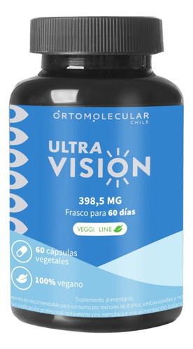 Ultra Visión 399 Mg - 60 Cáps - Ortomolecular Chile