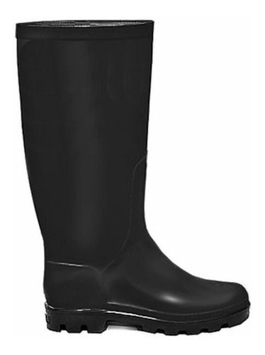 Botas De Lluvia Mujer Negro Calfor Caña Larga Lady Boots 760