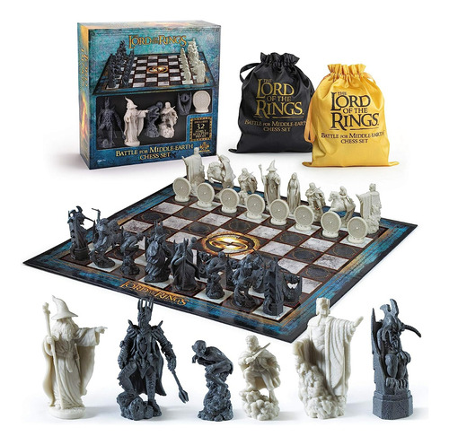 Juego De Mesa Ajedrez Chess Lord Of The Rings Middle Earth