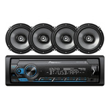 Estereo Pioneer + 2 Juegos De Parlantes Mxt-s3266bt Combo 