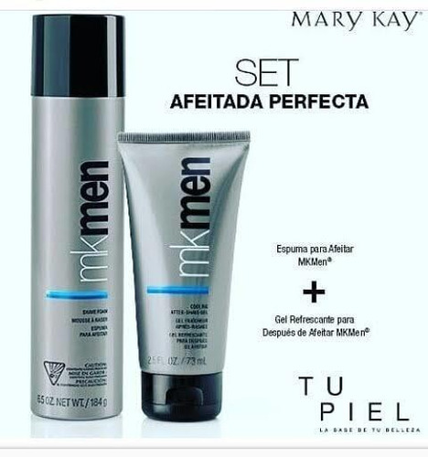 Kit De Mk Men Espuma Para Rasurar Y Gel Refrescante