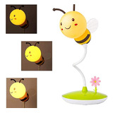 Aveki Cute Bumblebee Lámpara De Escritorio Led Control Tácti