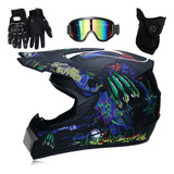 Casco Y Lentes Profesionales De Motocross Para Niños Y Adult