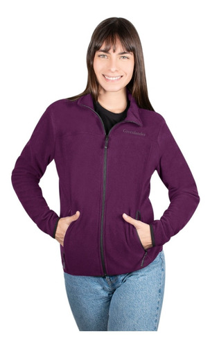 Sudadera Mujer Greenlander Fce7597 Bolsas Costados Ligero