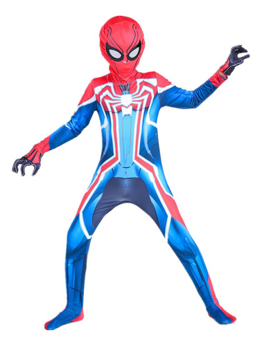 Spiderman Ps4 Traje De Batalla Speed Cosplay Disfraz