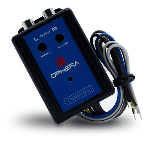 Conversor Fio / Rca  Ophera - 2 Canais Com Controle De Ganho